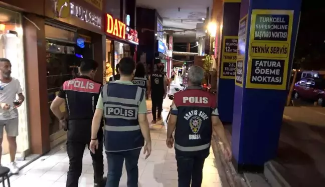 Bursa'da 200 polisin katılımıyla asayiş uygulaması yapıldı