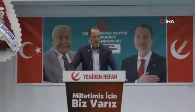 Yeniden Refah Partisi lideri Erbakan: 