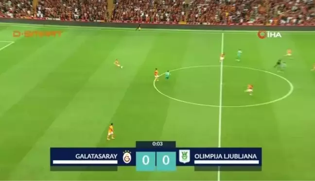 UEFA Şampiyonlar Ligi: Galatasaray: 1 - Olimpija Ljubljana: 0 (Maç Özeti)