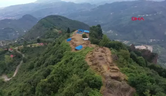 ORDU-KURUL KALESİ'NDE KAZI ÇALIŞMALARININ YÜZDE 60'I TAMAMLANDI