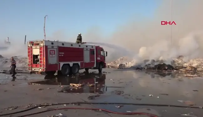 Kahramanmaraş'ta Kağıt Fabrikasında Yangın: Başkan Güngör İncelemelerde Bulundu