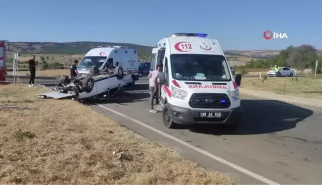 Tekirdağ'da trafik kazası: 4 yaralı