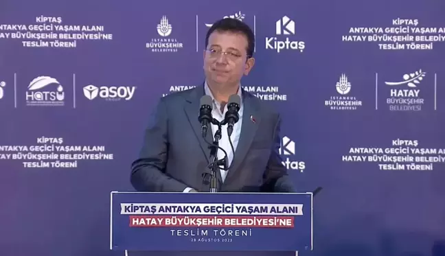 İmamoğlu, Hatay'da Konuştu: 