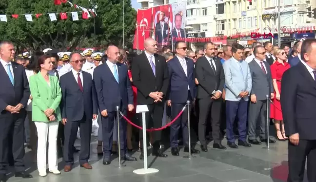 ALANYA'DA 30 AĞUSTOS ÇELENK TÖRENİ YAPILDI