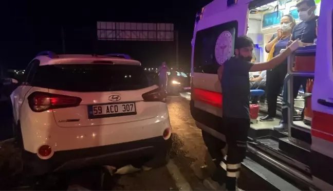 Tekirdağ'da meydana gelen trafik kazasında 4 kişi yaralandı