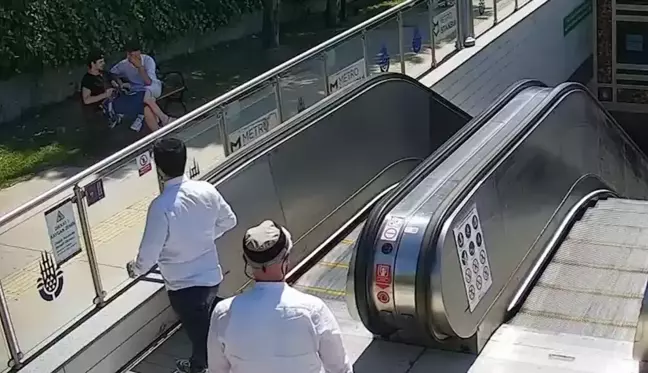 İstanbul Metrolarında Yürüyen Merdiven Sabotajı