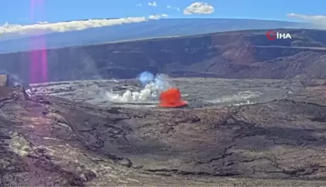 Kilauea Yanardağı Kül ve Duman Püskürtmeye Devam Ediyor