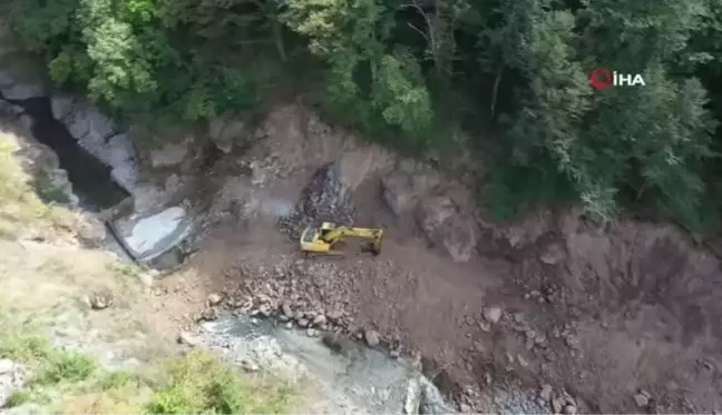 Akarsu ıslahı çalışmasında suya çimento karıştı, binlerce balık telef oldu