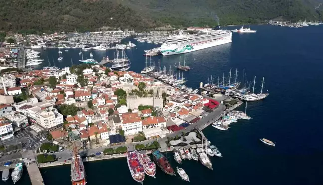 Muğla Marmaris'te Turist Sayısı Artıyor