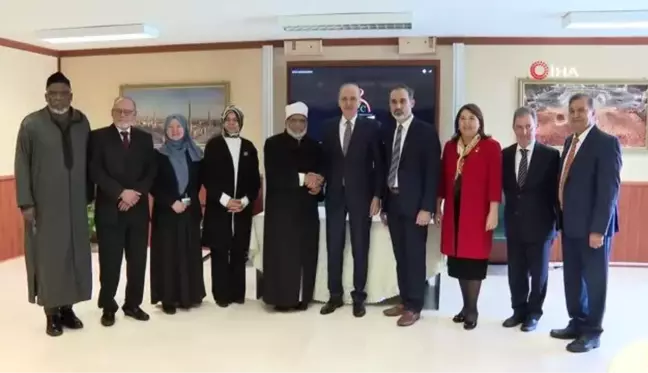TBMM Başkanı Numan Kurtulmuş İslam Kültür Merkezi'ni ziyaret etti