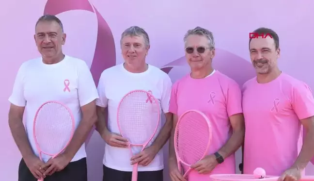 QNB Finansbank 'Pembe Top Tenis Turnuvası' düzenledi