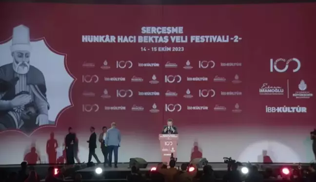 İmamoğlu, 2'inci Serçeşme Hünkar Hacı Bektaş Veli Festivali'nde Konuştu: 