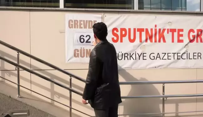 Gazeteciler Cemiyeti, Sputnik Türkiye'deki grevde gazetecilere destek ziyaretinde bulundu