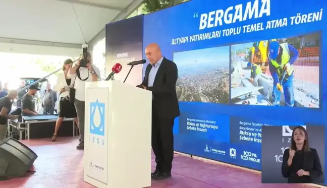 İzmir Büyükşehir Belediyesi'nden Bergama'ya 103 Milyon Liralık Yatırım... Soyer: Sağlıklı ve Kesintisiz İçme Suyuna Ulaşmak Vatandaşlarımızın En...