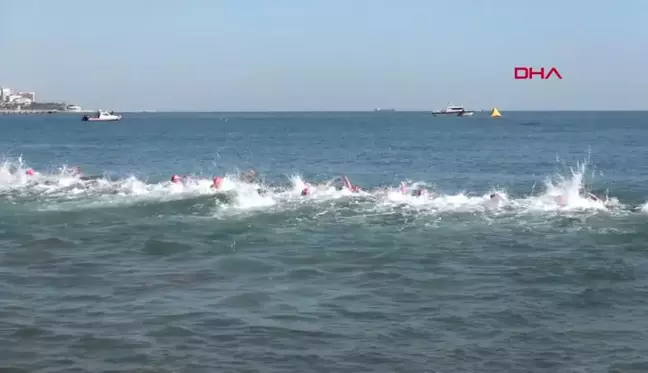 Avrupa Triatlon Kupası'nda Annabel Mortan birinci oldu