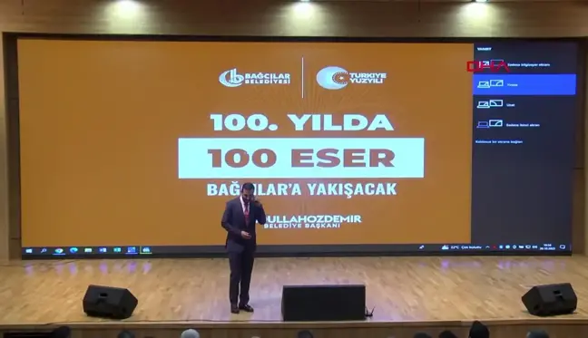 BAĞCILAR'DA CUMHURİYETİN 100'ÜNCÜ YILINA ÖZEL 100 ESER TANITILDI