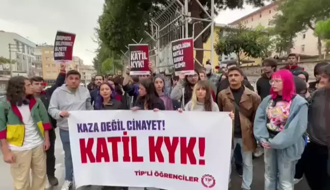 TİP Üyeleri KYK Yurdundaki Asansör Kazasını Protesto Etti