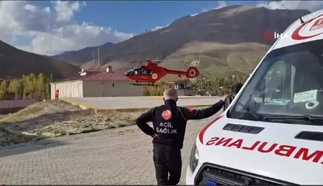 Helikopter ambulans tip 1 aort diseksiyon hastası için havalandı