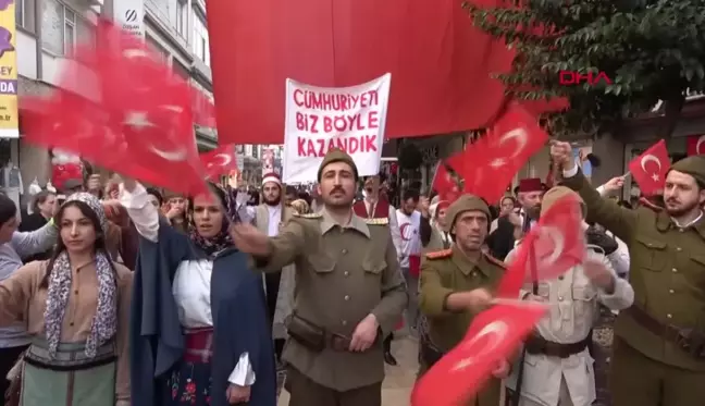 Cumhuriyet'i Biz Böyle Kazandık Fotoğrafı Ordu'da Canlandırıldı