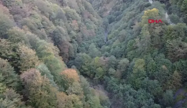 Trabzon'da Sonbahar Renkleri Dron ile Görüntülendi