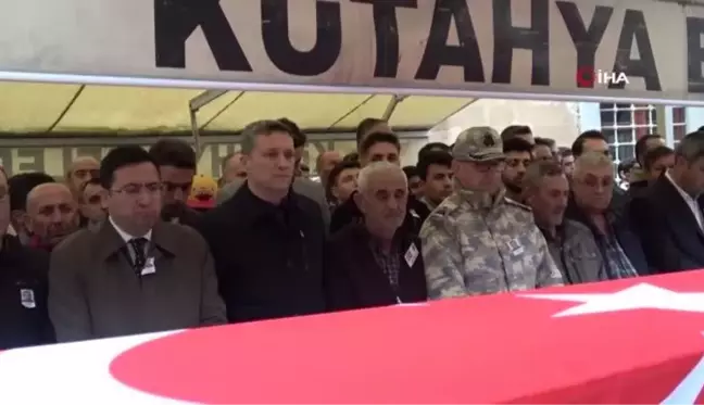 Kütahya'da hayatını kaybeden polis memuru son yolculuğuna uğurlandı