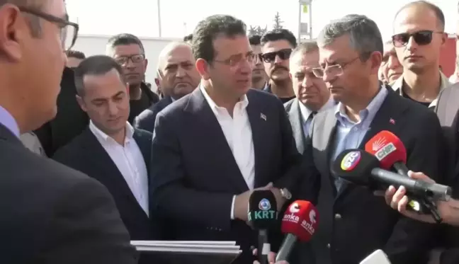 CHP Genel Başkanı Özgür Özel, İstanbul'da Antakya Geçici Barınma Alanı'nın açılışını yaptı