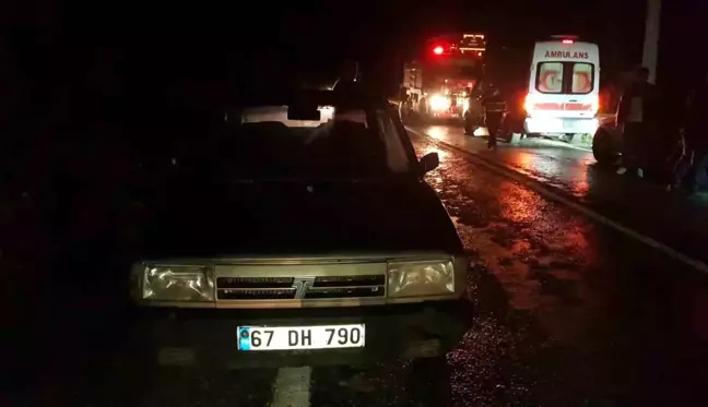 Karabük'te arızalanan otomobilin sürücüsü ağır yaralandı