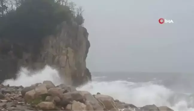 Amasra Limanı'nda Şiddetli Fırtına