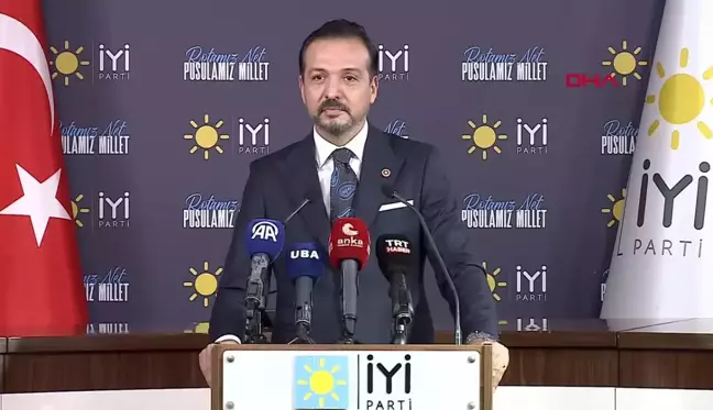 İYİ Parti Sözcüsü Kürşad Zorlu, Ümit Dikbayır'ın disiplin kuruluna sevk edildiğini açıkladı