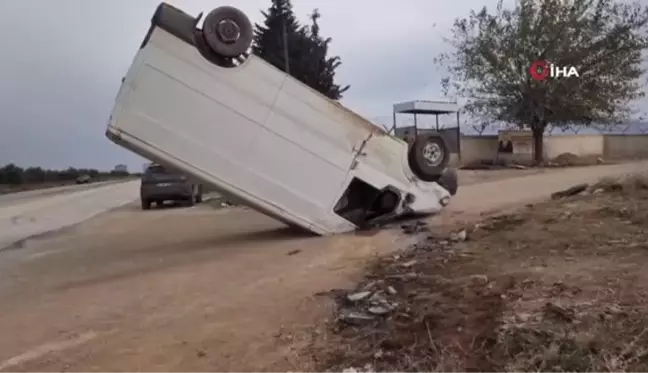 Hatay'da akılalmaz kaza: Kaza sonrası kamyoneti görenler gözlerine inanamadı