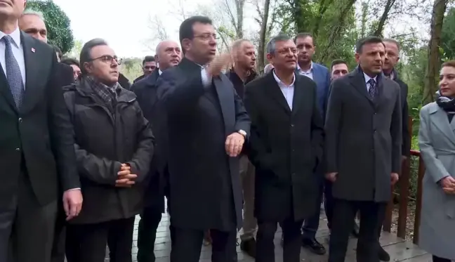 CHP Genel Başkanı Özgür Özel, Büyükdere Atatürk Fidanlığı'nı Gezdi