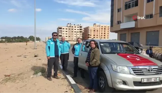 Sahra hastanesi için Türk heyeti Gazze'de