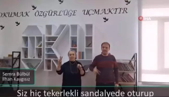 Hisarcık'ta öğretmenlerden Engelliler Günü'ne özel anlamlı klip