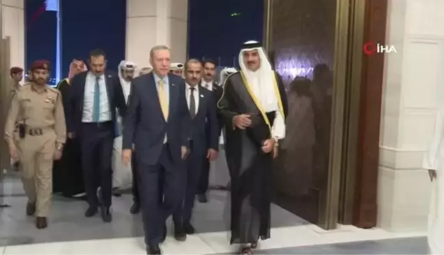 Cumhurbaşkanı Erdoğan, Katar Emiri Al Thani ile bir araya geldiCumhurbaşkanı Erdoğan, Doha'da Yüksek Stratejik Komite'nin 9'uncu toplantısına katıldı