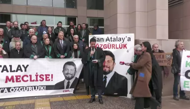 Çağlayan Adliyesi Önünde 'Can Atalay' Açıklaması: 