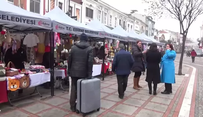 Edirne'de Yeni Yıl Alışveriş Festivali Başladı