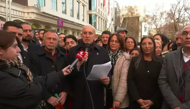 CHP Ankara İl Örgütü'nden 17/25 Aralık Protestosu... Ümit Erkol: 