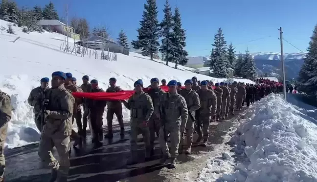 Trabzon'da Sarıkamış Şehitleri Anma Yürüyüşü Düzenlendi