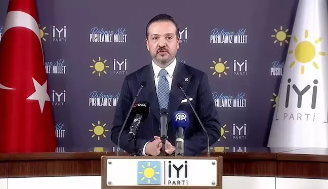 İyi Parti Sözcüsü Zorlu: 