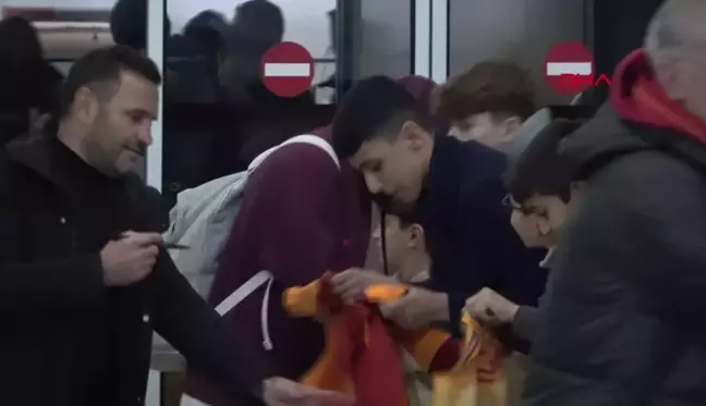 Galatasaray, Sivas'ta coşkulu karşılama ile karşılandı