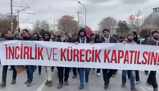 Konya'da şehitler anıldı, Gazze için acil ateşkes çağrısı yapıldı