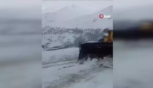 Siirt'te üç ilçenin kardan kapanan yolları ulaşıma açıldı