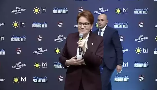 Meral Akşener, Sivas'ta konuştu: 'Muhsin başkanın ve Sinan Ateş'in katillerini bulmak için iktidar olun'