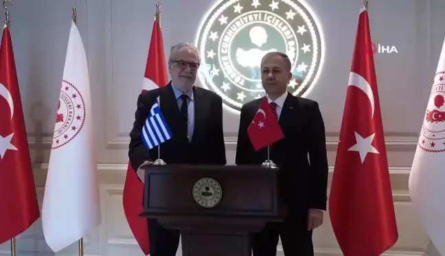 Bakan Yerlikaya, Yunanistan Denizcilik ve Ada Politikaları Bakanı Stylianides'i kabul etti