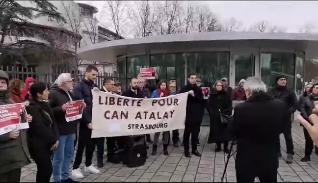 Strasbourg Demokrasi Platformu Can Atalay'ın tahliyesini protesto etti