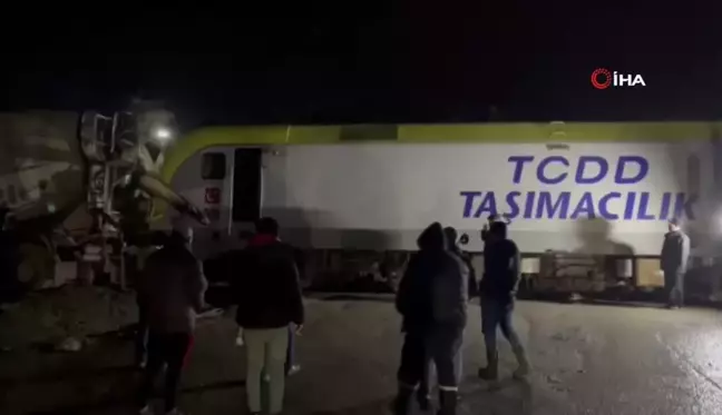 Tekirdağ'da meydana gelen tren kazasında 80 yolcu perona alındı