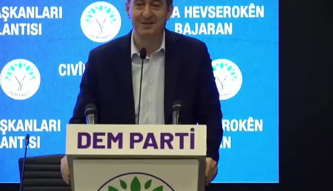 DEM Parti Eş Genel Başkanı Tuncer Bakırhan: 'İrademizi gasp etmeye çalışıyorlar'