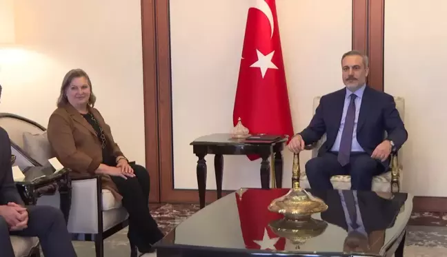 Dışişleri Bakanı Hakan Fidan, ABD Dışişleri Bakan Yardımcısı Vekili ve Siyasi İşler Müsteşarı Victoria Nuland ile Ankara'da bir araya geldi