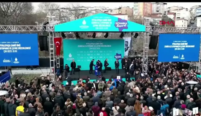 BEYOĞLU'NDA AK PARTİ ADAYI YILDIZ İLE CHP ADAYI GÜNEY, İMAMOĞLU İLE AYNI SAHNEDE