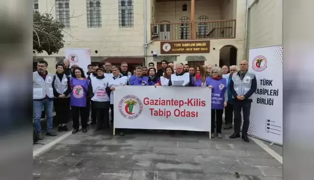 6 Şubat depremlerinin birinci yılında TTB ve Gaziantep-Kilis Tabip Odası ortak basın açıklaması yaptı